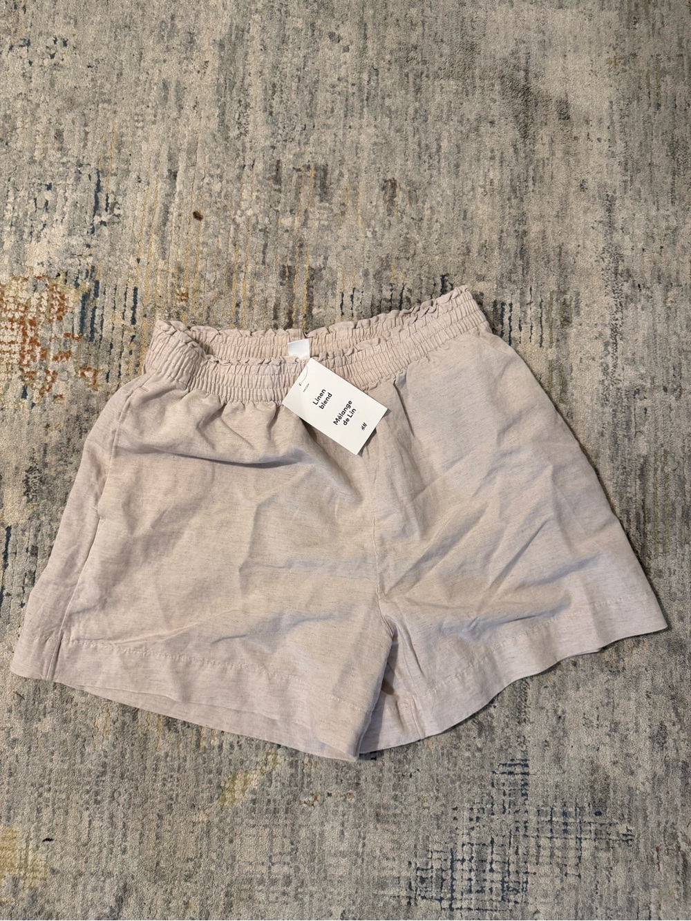 H&M Linen Blend Shorts Size Small